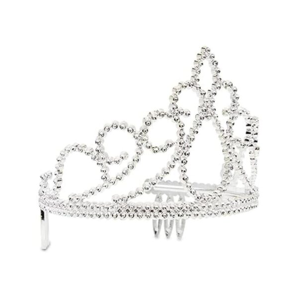 Princesa Tiara coronas para niñas y fiesta de cumpleaños_5