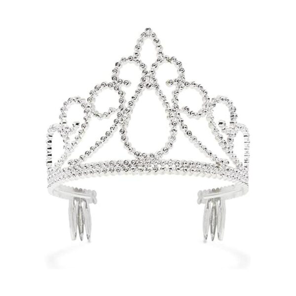 Princesa Tiara coronas para niñas y fiesta de cumpleaños_3