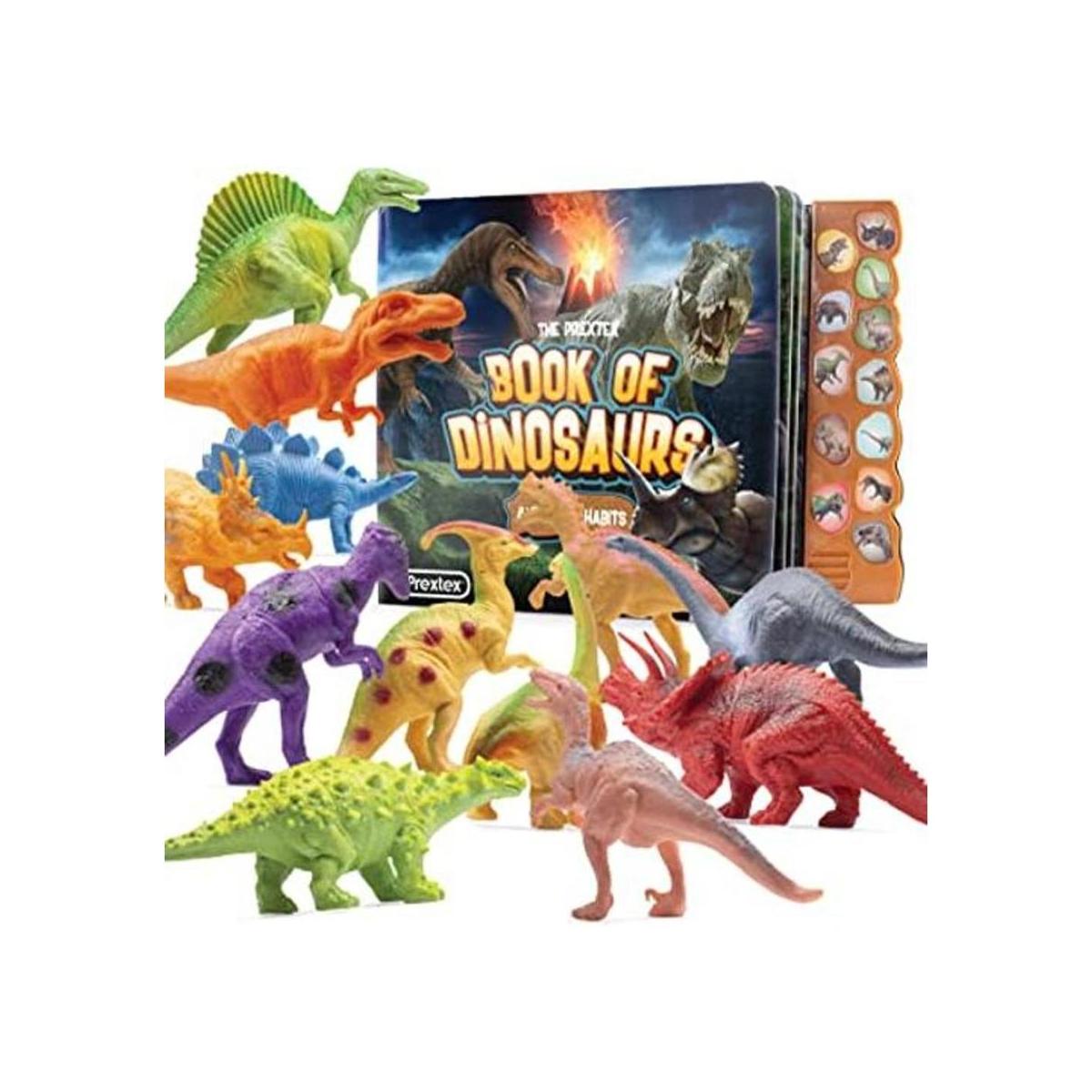 Prextex Juguete de dinosaurio para niños pequeños de
