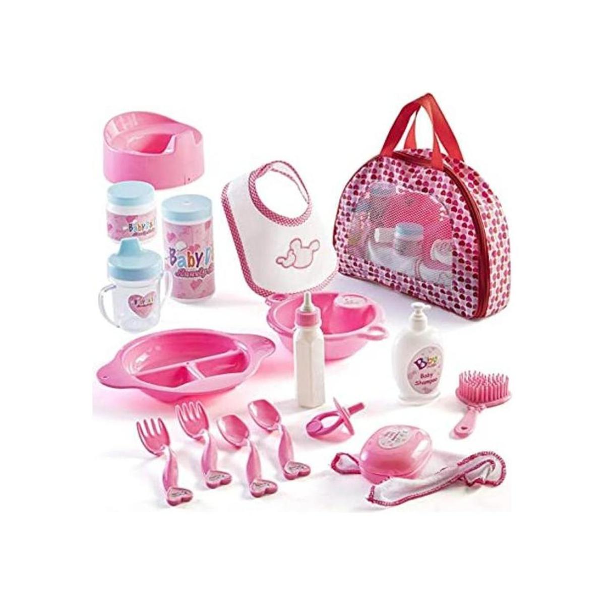 Prextex Juego de 18 piezas de accesorios para muñecas de