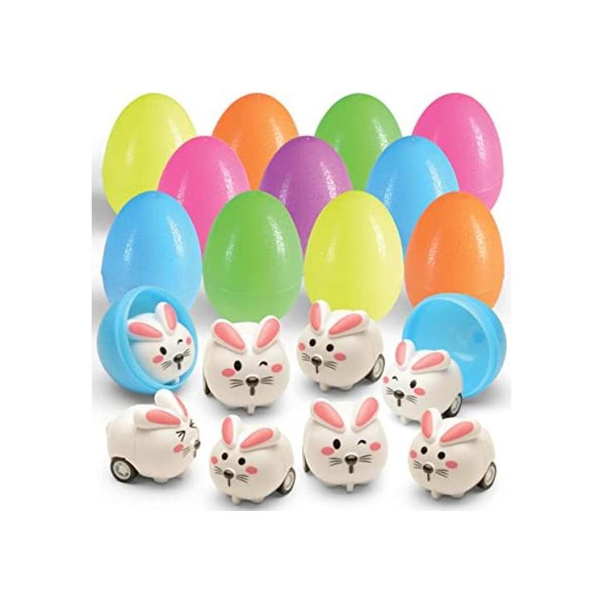 Prextex 6 huevos de Pascua rellenos con juguetes de