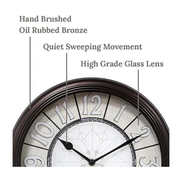PresenTime Co Reloj luminoso de granja de 12.6 pulgadas