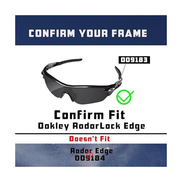 Predrox RadarLock Lentes de repuesto para Oakley Sunglass