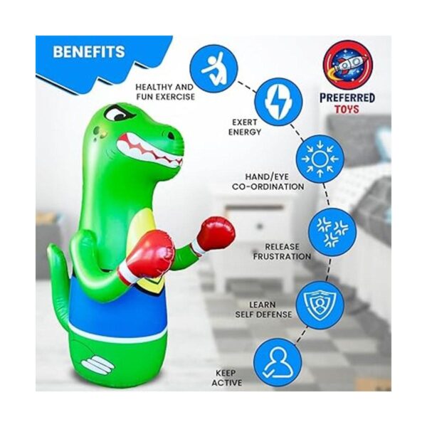 Preferred Toys Saco de boxeo inflable para niños Bolsa_4