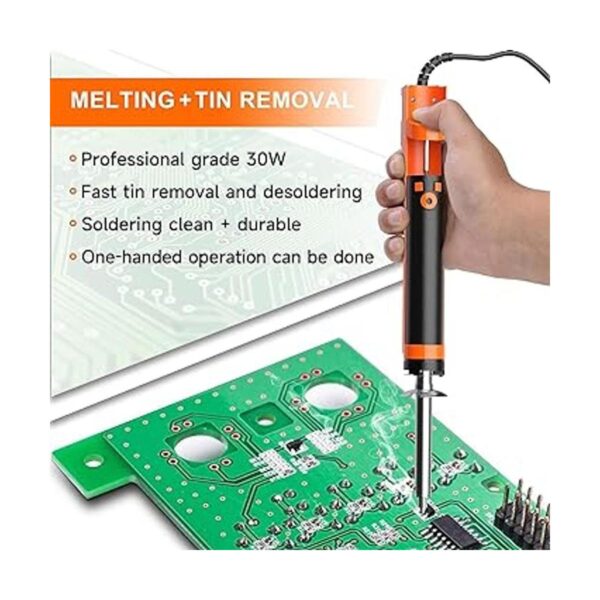 Preciva 929DV Aspirador eléctrico de soldadura de hierro_3