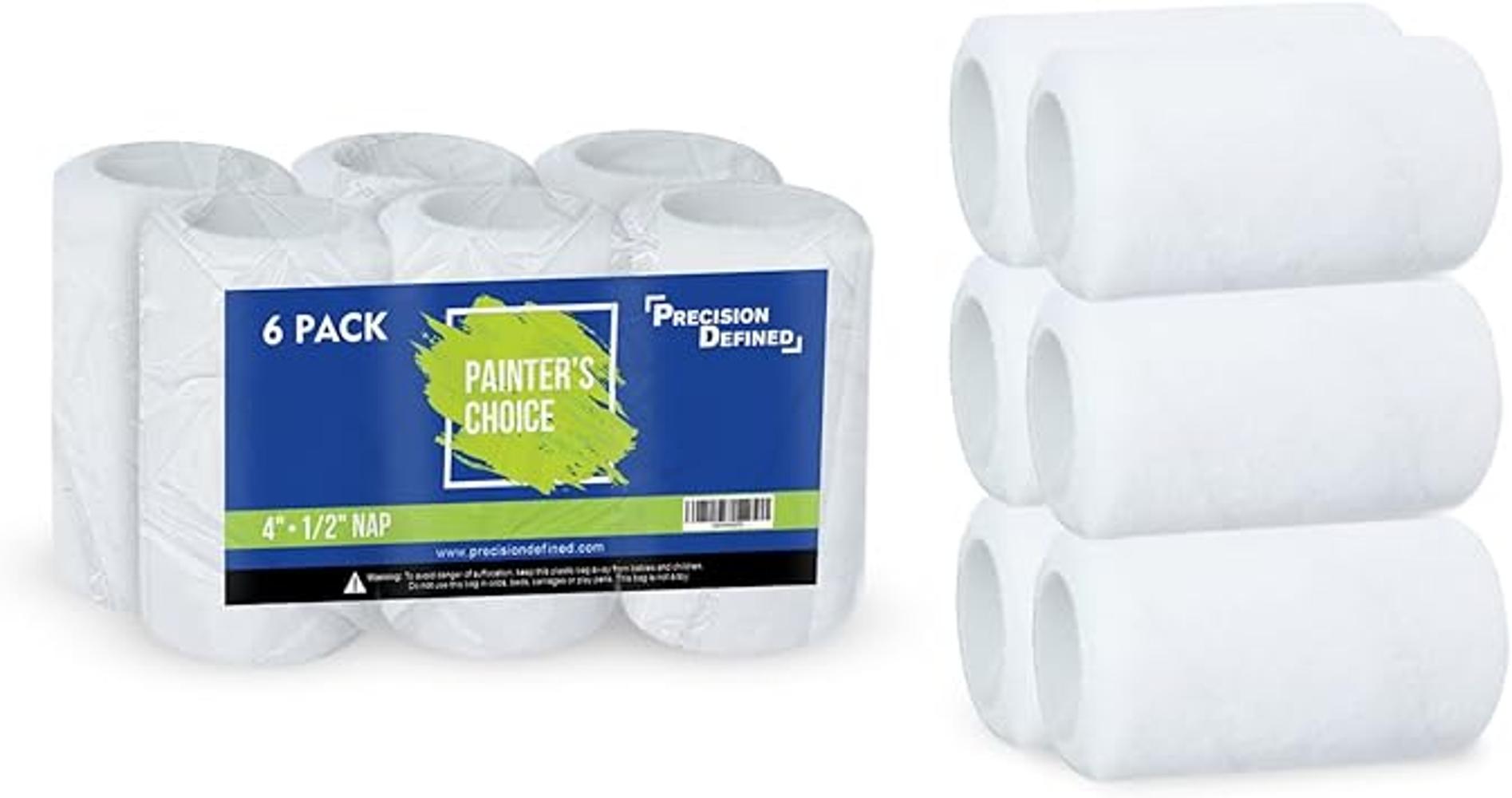 Precision Defined Juego de 6 fundas de rodillo de pintura