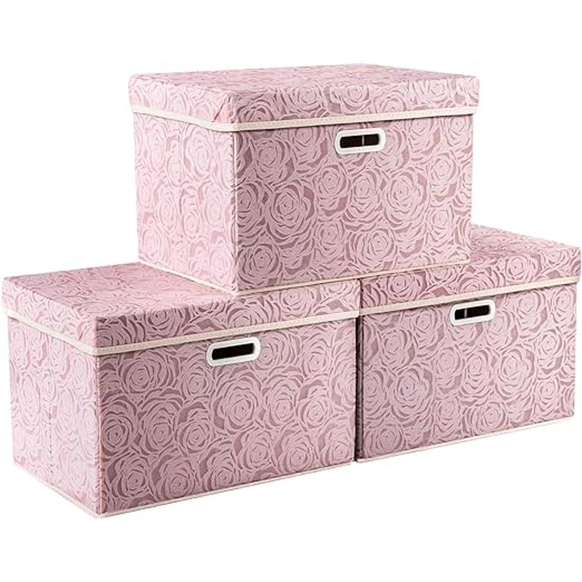 Prandom Cubo de basura plegable con tapa