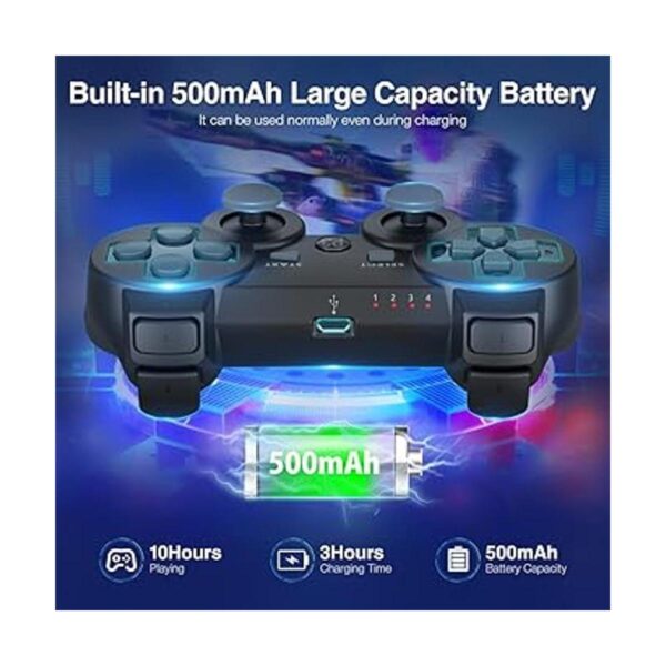 Powerextra Wireless Controller Compatible with PlayStation_2