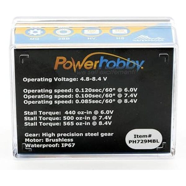 Powerhobby 729 MBL Hige Voltage impermeable sin_6