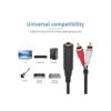 Poyiccot Cable adaptador RCA a 14 hembra coild Spring_3
