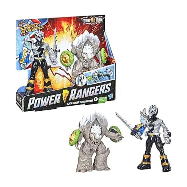 Power Rangers Dino Fury Battle Attackers Juego de 2_4