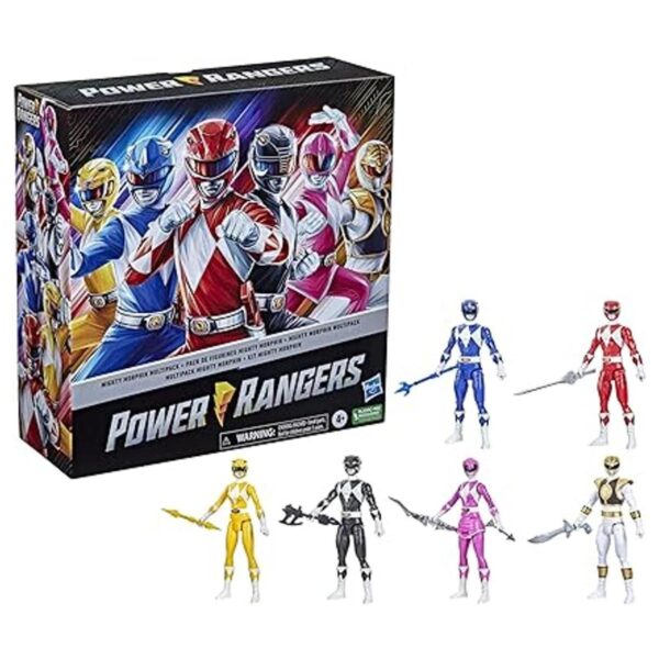 Power Rangers Mighty Morphin Paquete de 6 figuras de_5