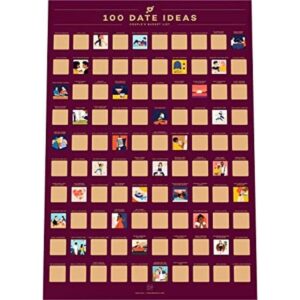 Poster con 100 citas para raspar Lista para hacer en_1
