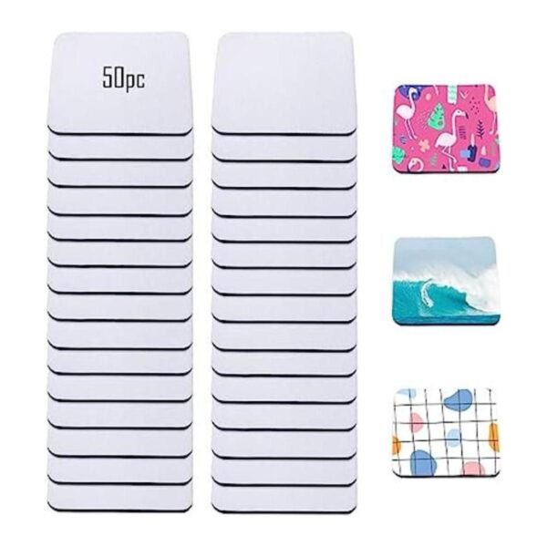 Posavasos de sublimación en blanco a granel cuadrado