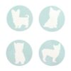 Posavasos de cerámica para perros Yorkshire Terrier_1