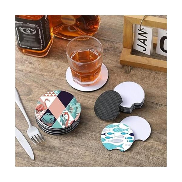 Posavasos de sublimación en blanco a granel cuadrado