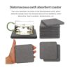 Posavasos absorbentes de diatomita para bebidas y_3