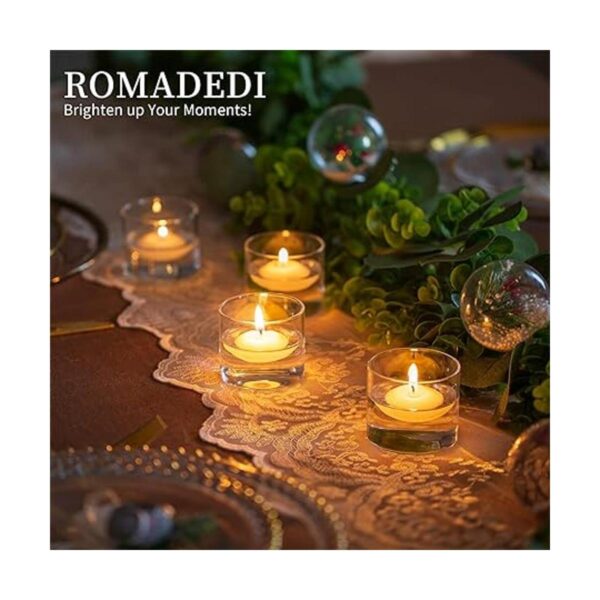 Portavelas flotantes para velas de té portavelas votivas