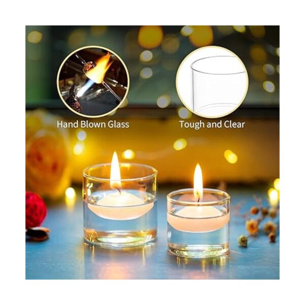 Portavelas flotantes para velas de té portavelas votivas