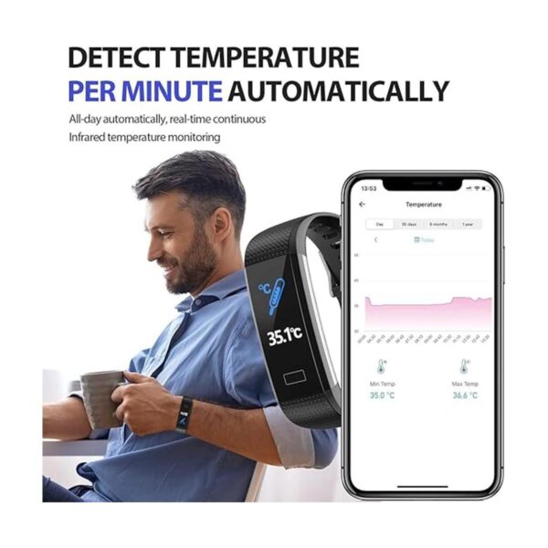 Portzon Fitness Tracker IP68 Waterproof Fitness Tracker_3