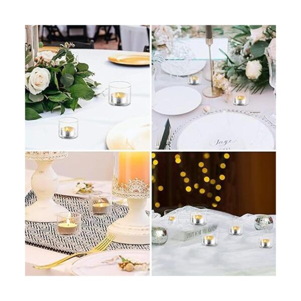 Portavelas flotantes para velas de té portavelas votivas
