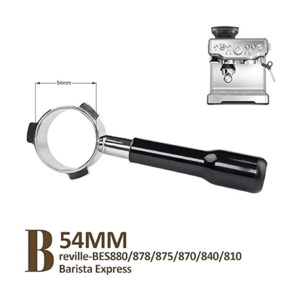 Portafiltro sin fondo de 2.126 in para Breville Barista_2