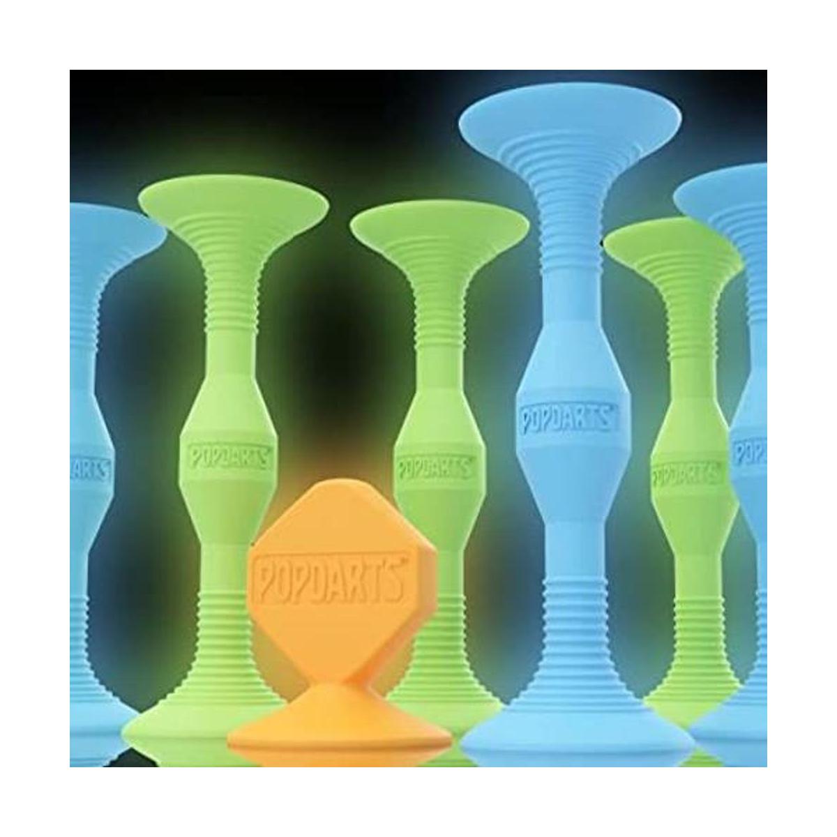 Popdarts Glow Pack Juego de juego que brilla en la