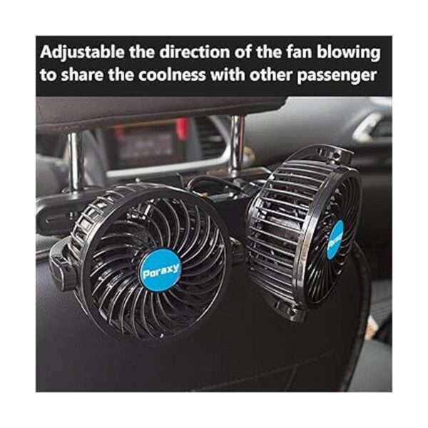 Poraxy Ventiladores de enfriamiento eléctricos de 12 V_2