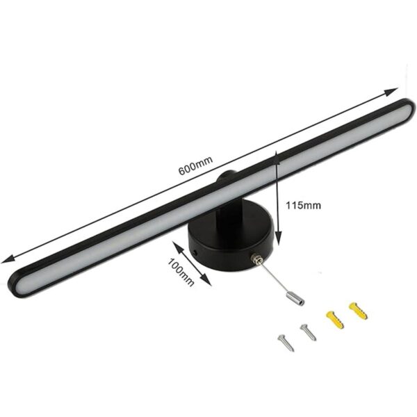 Popity home Barra LED moderna para tocador de baño_3