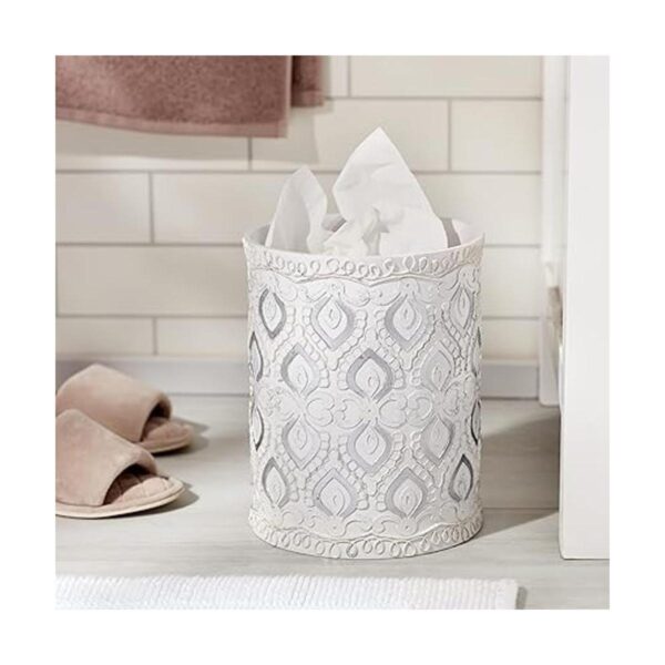 Popular Bath Mónaco cesta de residuos color blanco_6