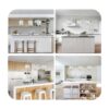 Popity home Paquete de 3 luces colgantes de cristal_3