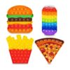 Pop Its Fidget Toys Pack 4 Alimento para aliviar el_1