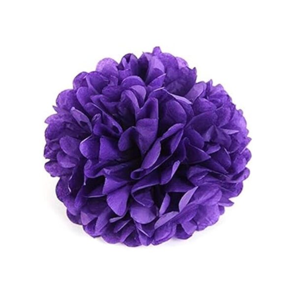 Pomos de papel de seda púrpura lavanda verde oro princesa_2