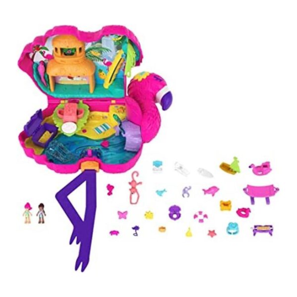 Polly Pocket Mini juguetes juego compacto grande con 2_1