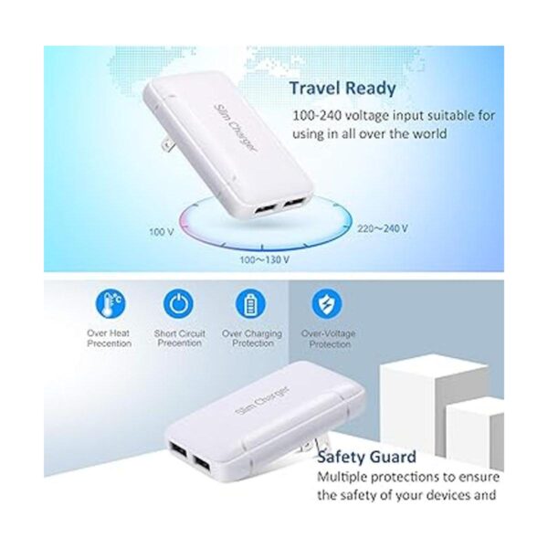 Pofesun Cargador de pared USB adaptador de carga_2