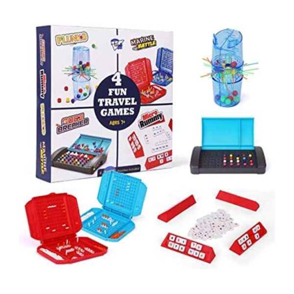 Point Games Juego de 4 divertidos juegos de viaje_1
