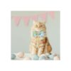 Pohshido 2 Pack de collar de gato de Pascua con pajarita