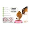 Podinor Cuencos de acero inoxidable para perros alimentos