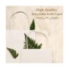 Poever Bolsas de papel blancas con asas 10 x 5 x 13_4
