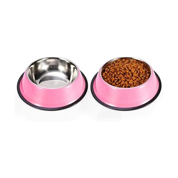 Podinor Cuencos de acero inoxidable para perros alimentos