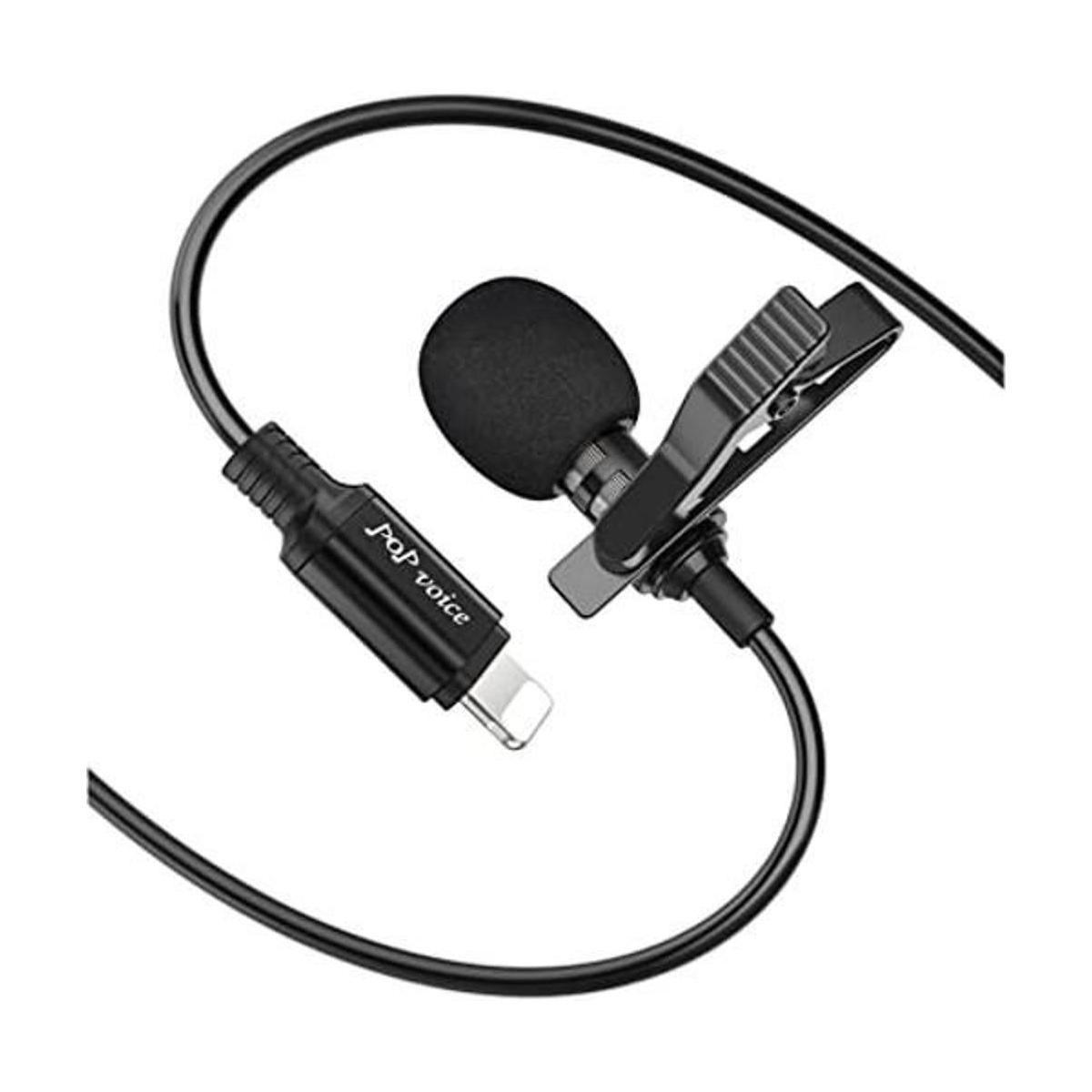 PoP voice Micrófono profesional para iPhone Lavalier