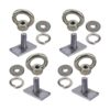 Pmsanzay Paquete de 4 pernos de ojo resistentes acero_1