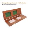 Plusvivo Juego de mesa de 3 pistas tableros de madera de_2
