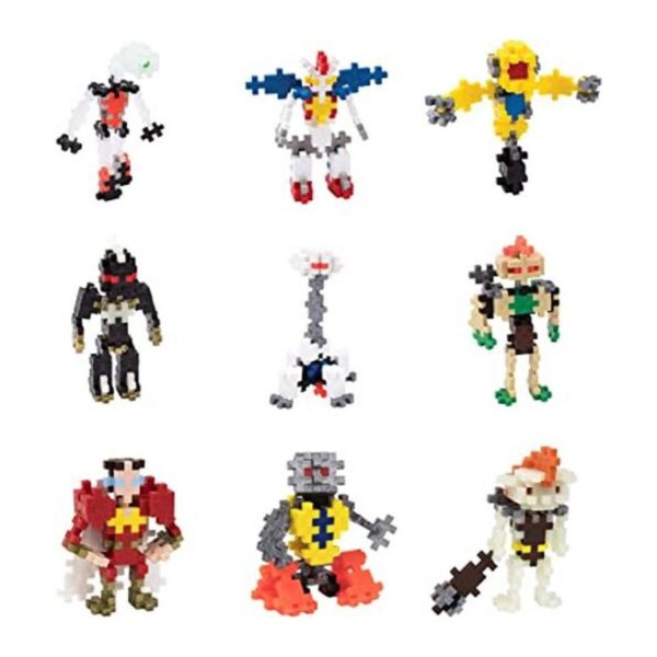 Plus Plus Juego de 9 moldes para hacer misterios Robots_1