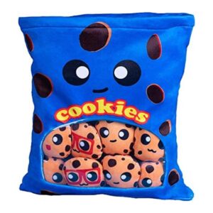 Plushies Bolsaalmohada de peluche con pequeños peluches_1