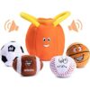 Plush Creations Talking Sports Bolsa de felpa con 4 bolas_1