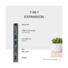 Plugable Adaptador multipuerto USB C 7 en 1 con Ethernet_2