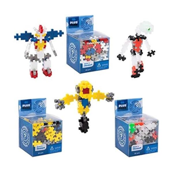 Plus Plus Juego de 9 moldes para hacer misterios Robots_5