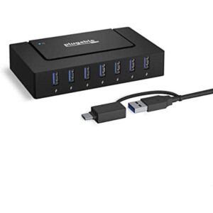 Plugable Hub alimentado por USB 7 en 1 para laptops con_1