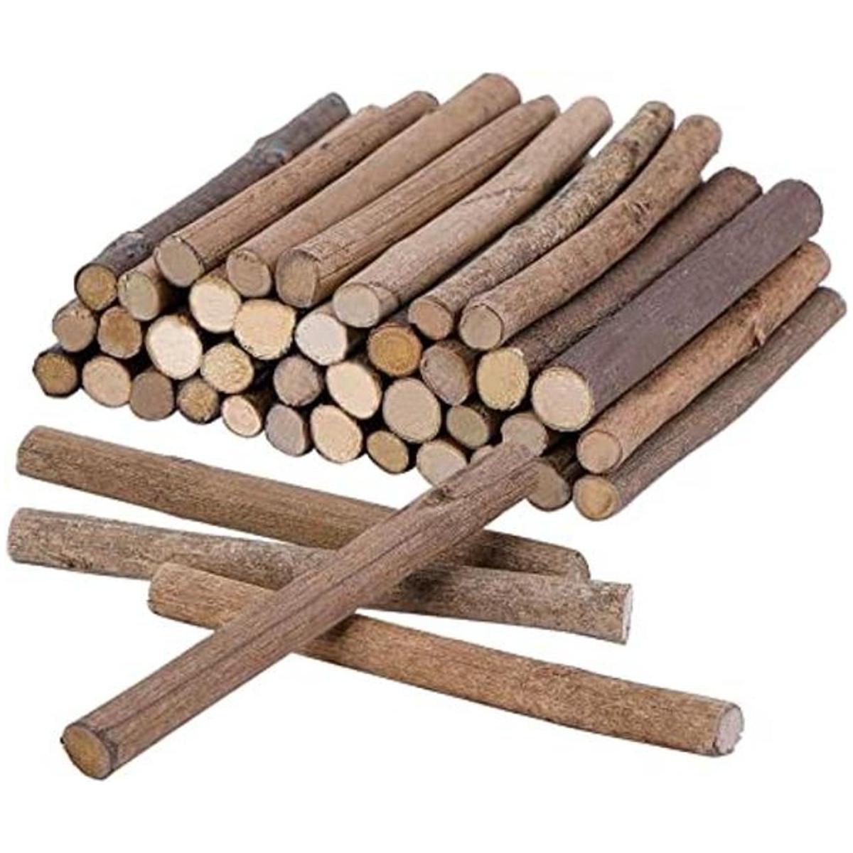 Pllieay Paquete de 60 palitos de madera de 4 pulgadas de